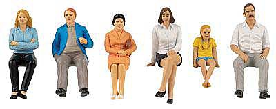 Pola 331508 G Scale Sitting Group -- pkg(6)