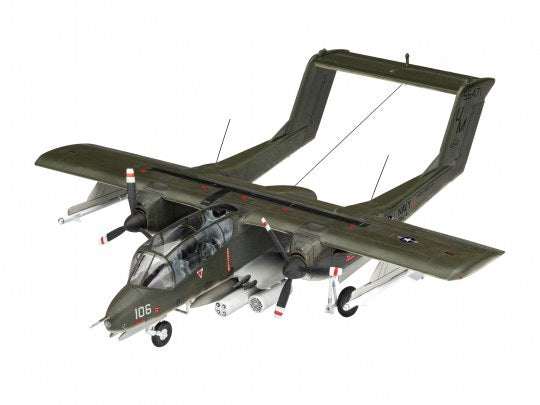 Revell 63909 1/72 OV10A Bronco Fighter w/paint & glue (D)