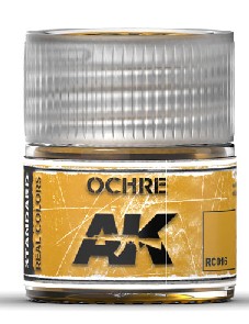 AK Interactive RC16 Real Colors: Ochre Acrylic Lacquer Paint 10ml Bottle