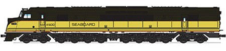Broadway Limited 2508 HO Scale Baldwin Centipede A Unit w/Sound & DCC - Paragon4(TM) -- Seaboard Air Line #4500 (Citrus Scheme)
