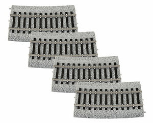 Lionel 8768074 HO Scale Curved Code 83 Roadbed Track - MagneLock -- 1/3 20" Radius Curve pkg(4)
