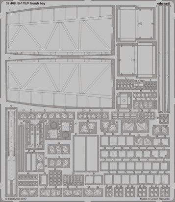 Eduard 32400 1/32 Aircraft- B17E/F Bomb Bay for HKM (D)