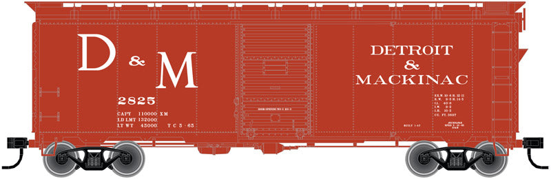 Atlas Trainman 21000053 Ho '37 40'Boxcar Kit D&M 2928