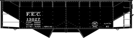 Accurail 7731 Ho Os Twin Hopper Fec