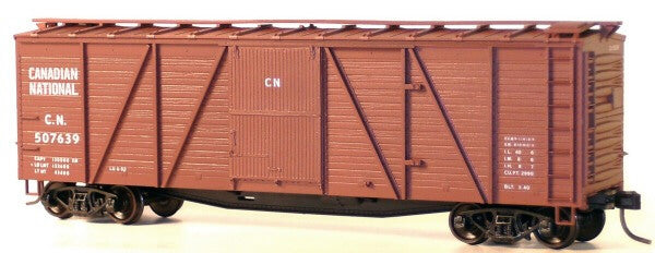 Accurail 7201 Ho 40'Wood Boxcar Cn
