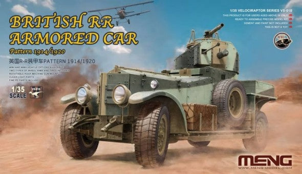 Meng Model Kits VS10 1/35 British Rolls Royce Armored Car Pattern 1914/1920