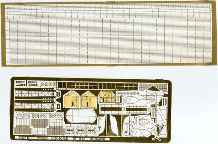 Toms Model Works 3512 1/350 Bismarck German Battleship Detail Set (D)