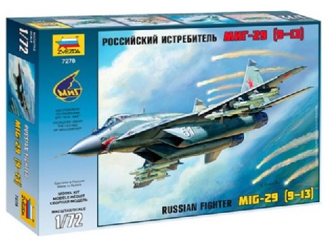 Zvezda 7278 1/72 Russian MiG29 (9-13) Fighter