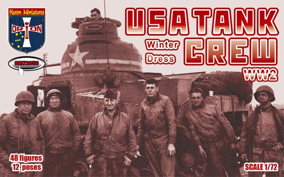Orion Figures 72050 1/72 WWII US Army Tank Crew Winter Dress (48)