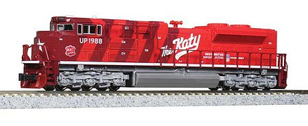 Kato 1768409dcc N Scale EMD SD70ACe - DCC -- Union Pacific 1988 (Missouri-Kansas-Texas Heritage Scheme, red, silver)