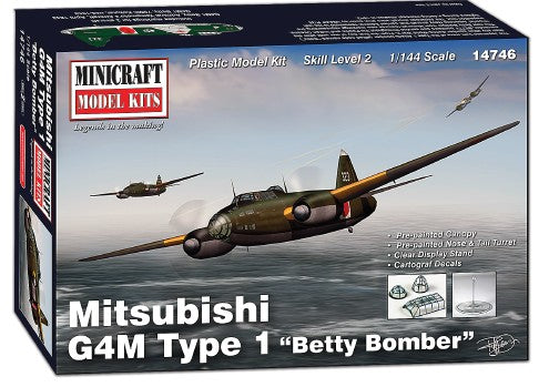 Minicraft 14746 1/144 Mitsubishi G4M Type 1 Betty Bomber