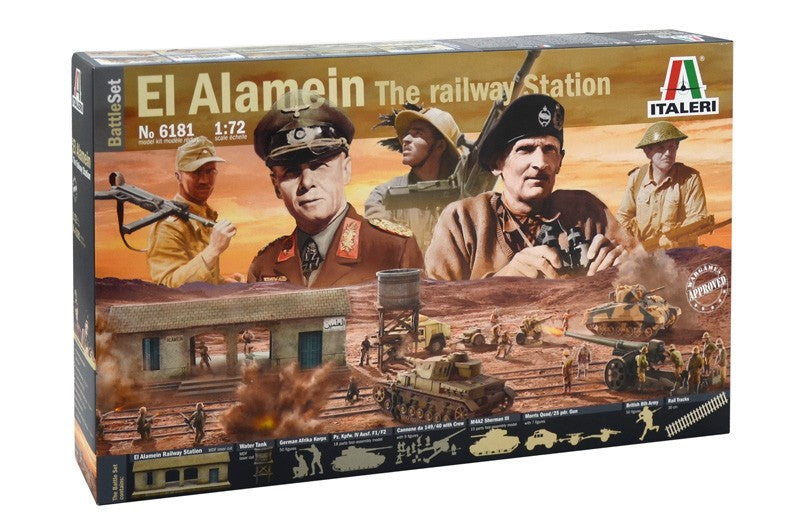 Italeri 6181 1/72 El Alamein The Railway Station Battle Diorama Set