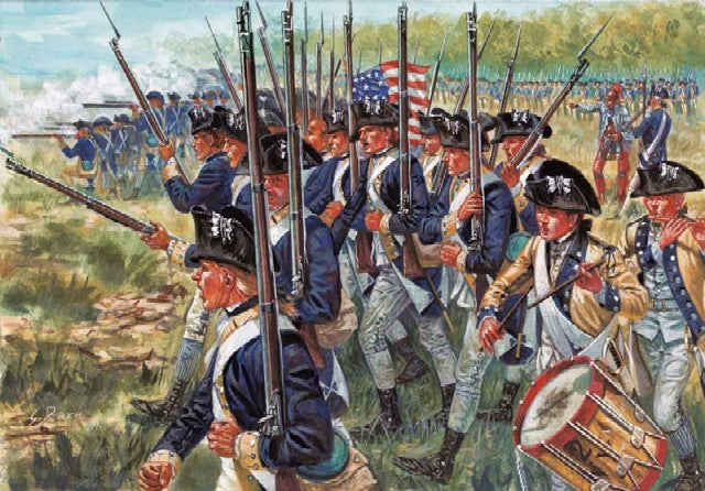 Italeri 6060 1/72 Revolutionary War: American Infantry (48)