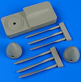 Quickboost 48658 1/48 Tu2 Propellers w/Jig Tool for XTL (D)