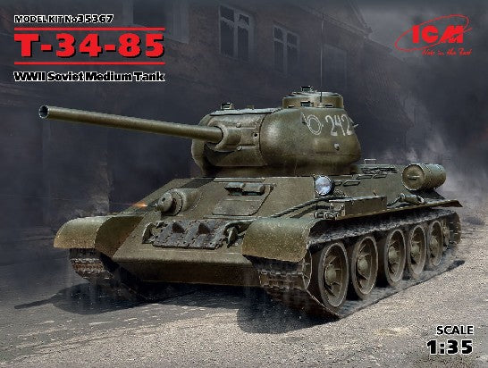 ICM Models 35367 1/35 WWII Soviet T34/85 Medium Tank (D)