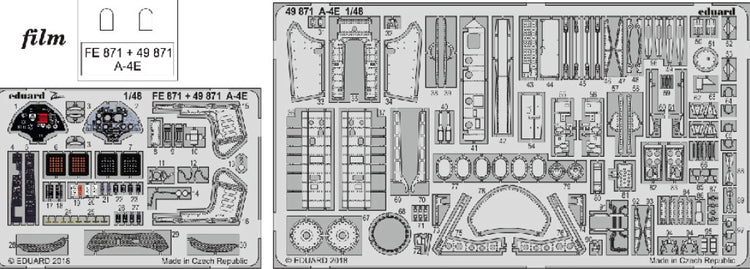 Eduard 49871 1/48 Aircraft- A4E for HBO (Painted) (D)