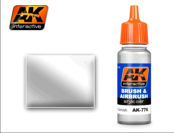 AK Interactive 776 Satin Acrylic Varnish 17ml Bottle (D)