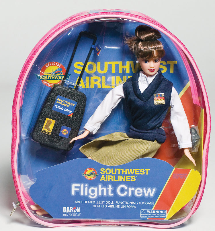 Daron Toys DA950 Southwest Airlines Flight Attendant Doll