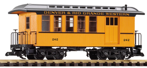 Piko 38601 G Scale D&RGW Wood Combine 202, Yellow (New #)