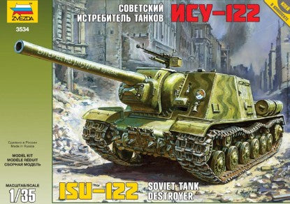 Zvezda 3534 1/35 Soviet ISU122 Tank Destroyer