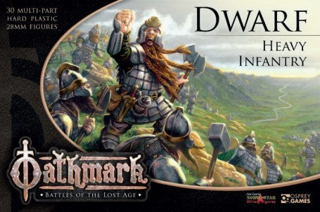 North Star Figures OAKP102 28mm Oathmark Battle of the Lost Age: Dwarf Heavy Infantry (30)
