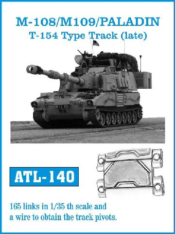 Friulmodel 140 1/35 M108/109/ Paladin T154-Type Late Track Set (165 Links)