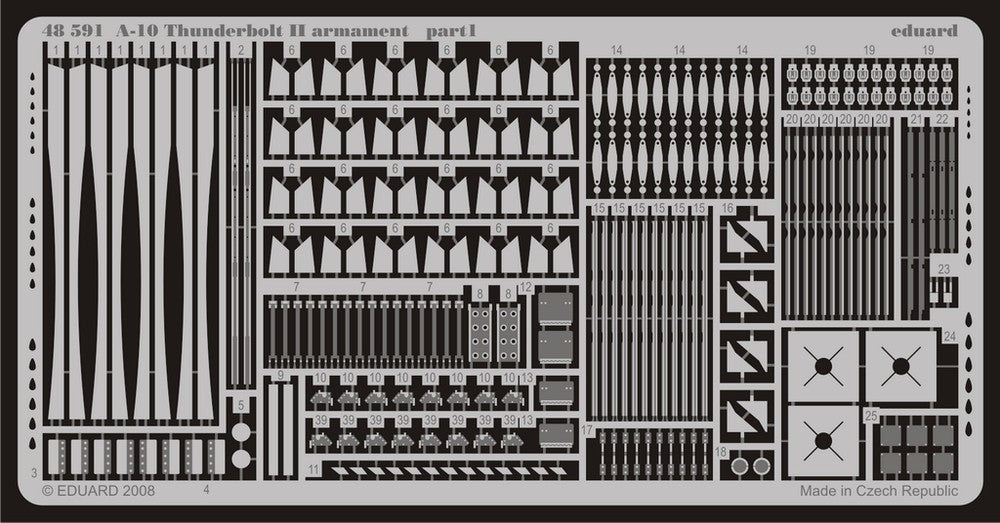 Eduard 48591 1/48 Aircraft- A10 Armament for HBO (D)