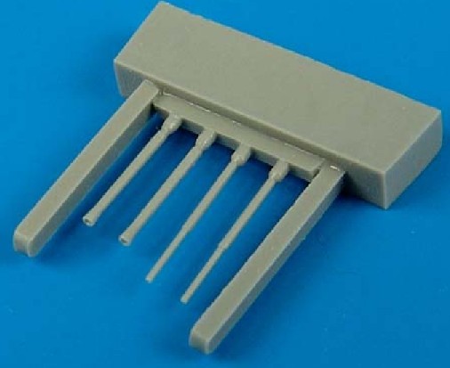 Quickboost 72402 1/72 A6M5 Gun Barrels & Pitot Tube for TAM (D)