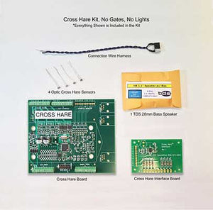 DCC Specialties CROSSKIT All Scale CrossHare Railroad Highway Crossing Control - Kit -- w/Lighted crossbuck