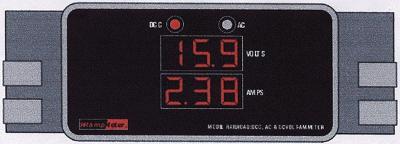 DCC Specialties RAMPMETER1 All Scale RRampmeter; Digital Meter for DCC, DC & AC Volts & Amps -- Version I - Circuit Module Without Enclosure
