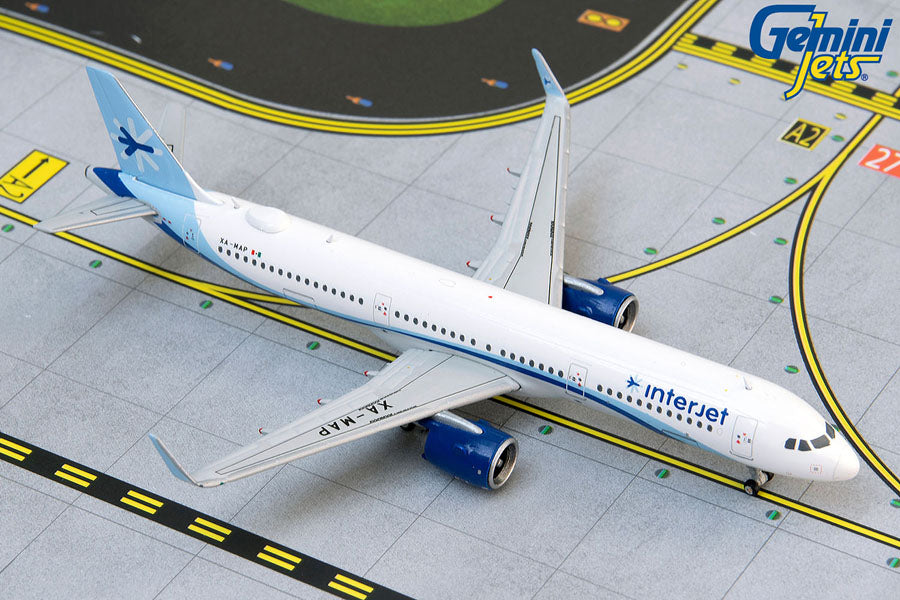 Gemini Jets 1/400 GJ1884 Gemini Interjet A321Neo 1/400 Reg#Xa-Map