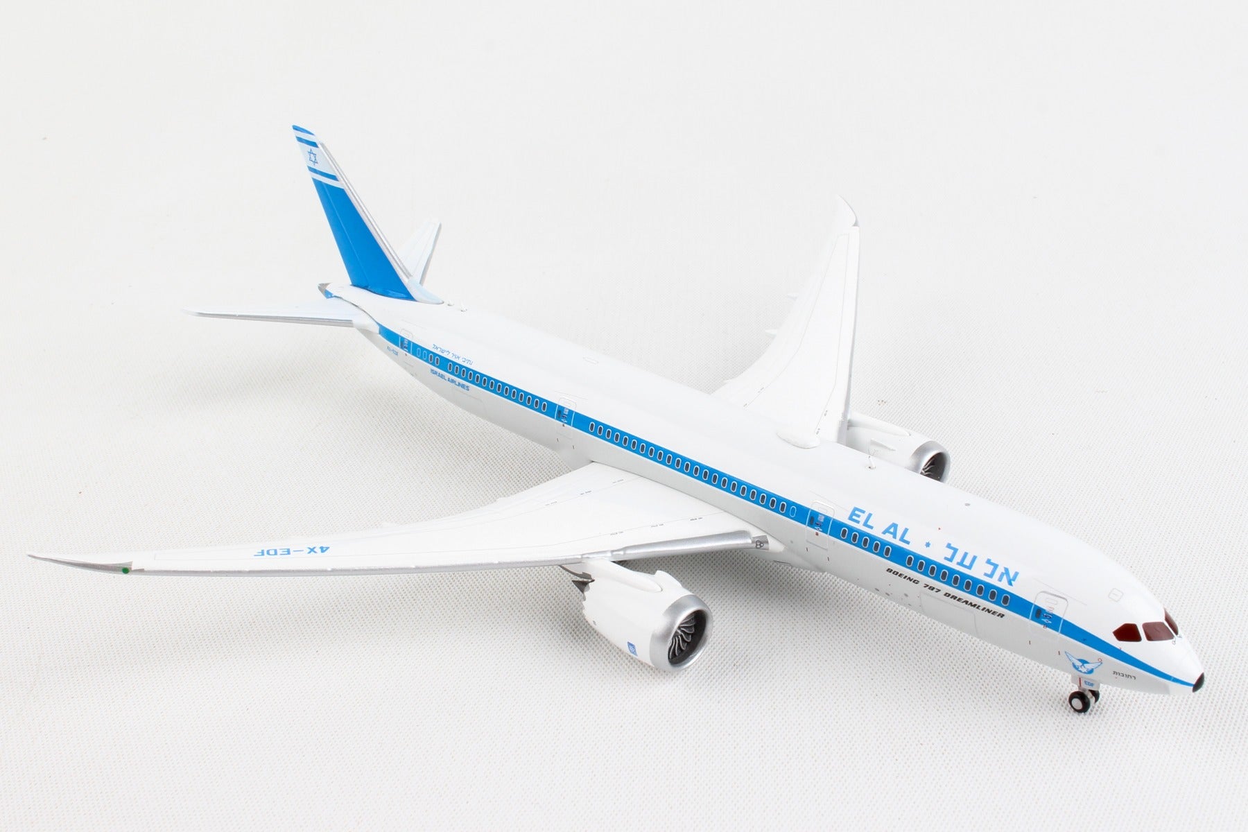 Gemini Jets 1/400 GJ1893 Gemini El Al 787-9 1/400 Retro Livery Reg#4X-Edf (**)