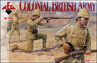Red Box Figures 72003 1/72 Colonial British Army 1890 (12)