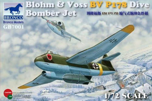Bronco Models 7001 1/72 Blohm & Voss BV P178 Dive Bomber Jet