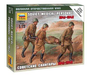 Zvezda 6152 1/72 Soviet Medical Personnel 1941-42 (4) (Snap)