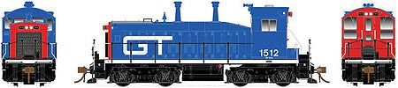 Rapido Trains 27030 HO Scale EMD-GMD SW1200 - Standard DC -- Grand Trunk Western 1517 (blue, red)