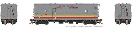 Rapido Trains 107309 HO Scale Steam Heater - Generator Car - Sound and DCC - Ready to Run -- Algoma Central 77 (silver, maroon, yellow)