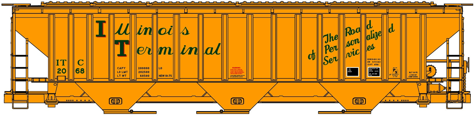 Accurail 80992 Ho Ps Cvd Hopper It