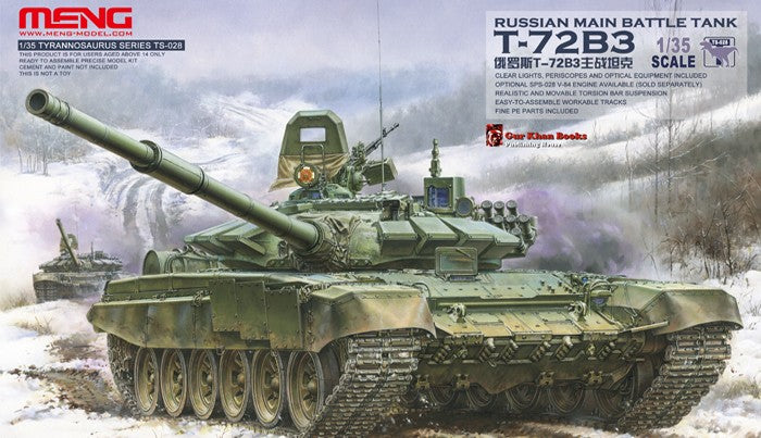 Meng Models TS28 1/35 T72B3 Russian Main Battle Tank