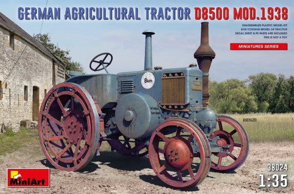 Miniart Models 38024 1/35 German D8500 Mod 1938 Agricultural Tractor