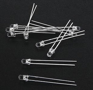 Digitrax ACCT1W All Scale Accessories -- ACC-T1W - Warm White LEDs - 10-Pack