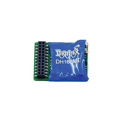 Digitrax DH166MT HO Scale DH166MT Control Decoder w/21-pin MTC Interface -- 6 Functions, 1.5-2 Amp Peak