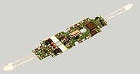 Digitrax DN163K0A N Scale Plug N' Play DCC Decoder -- For Kato P42, E8, PA1 (Sold Separately)