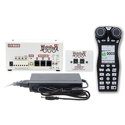 Digitrax EVOX All Scale EVOX Evolution Express Advanced 5A-8A Starter Set -- Command Station, DT602 Throttle, UP5 Universal Panel, PS615 Power Supply