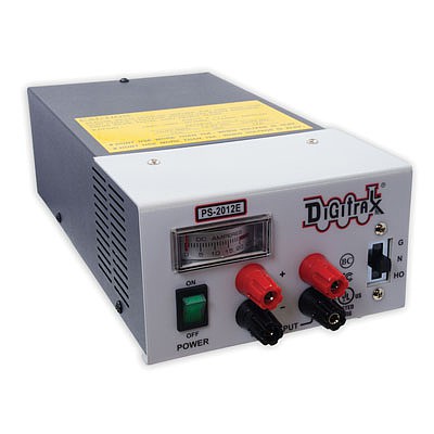 Digitrax PS2012E All Scale PS2012E 20-Amp Power Supply -- 13.8 - 23.0 Volts DC