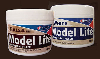 Deluxe Materials BD6 All Scale Model Lite Wood Filler - 8.1oz 240mL -- Balsa