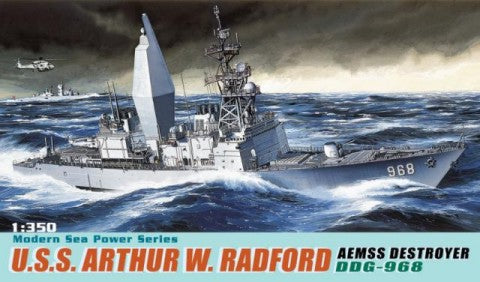 Dragon Models 1018 1/350 USS Arthur W Radford AEMSS DDG968 Destroyer