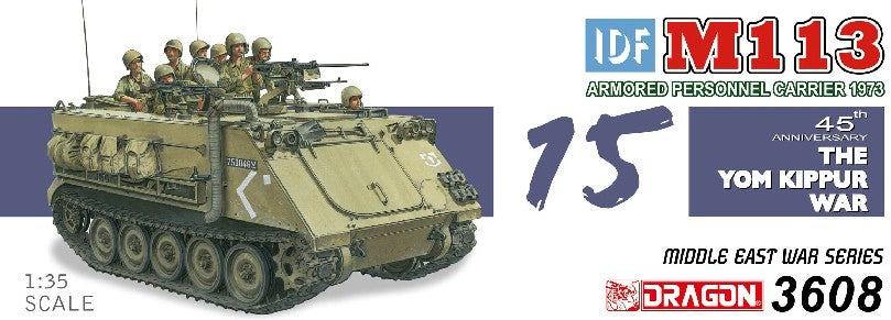 Dragon Models 3608 1/35 IDF M113 Armored Personnel Carrier Yom Kippur War 1973 (Re-Issue)