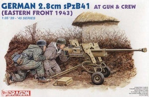 Dragon Models 6056 1/35 German 2.8cm sPzB41 AT Gun w/2 Crew Eastern Front 1943
