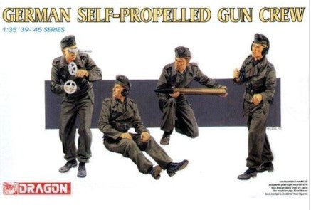 Dragon Models 6367 1/35 German Self-Propelled Gun Crew (4) 